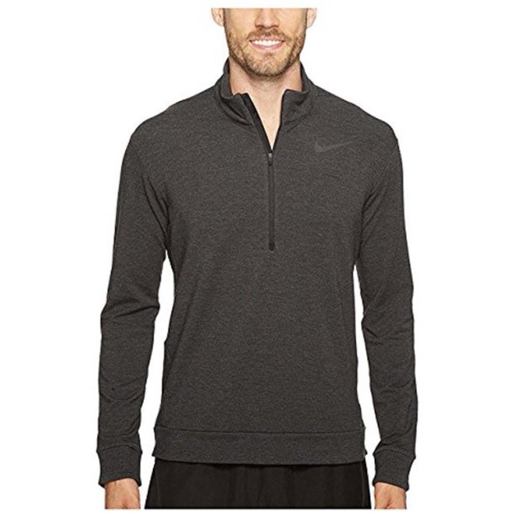 Nike Mens Quarter Zip Dri Fit black